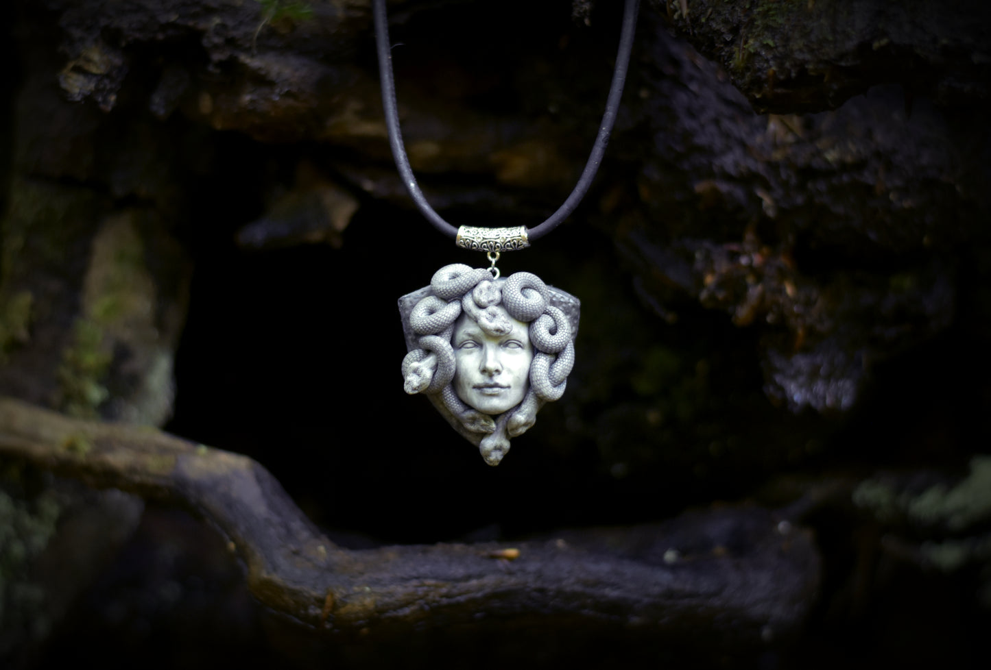 Medusa Head Necklace