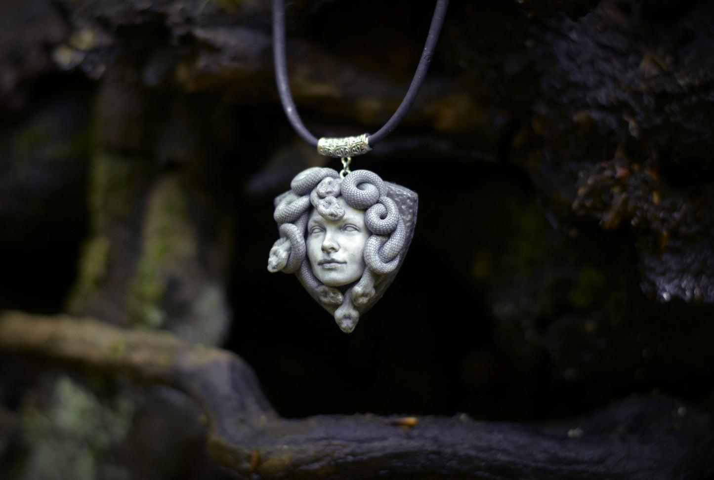 Medusa Head Necklace