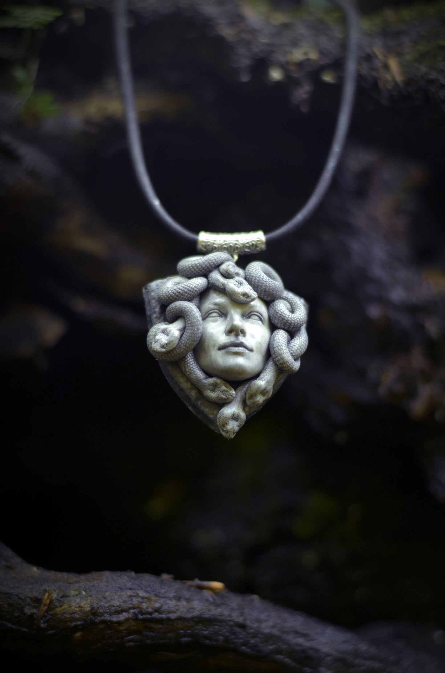 Medusa Head Necklace