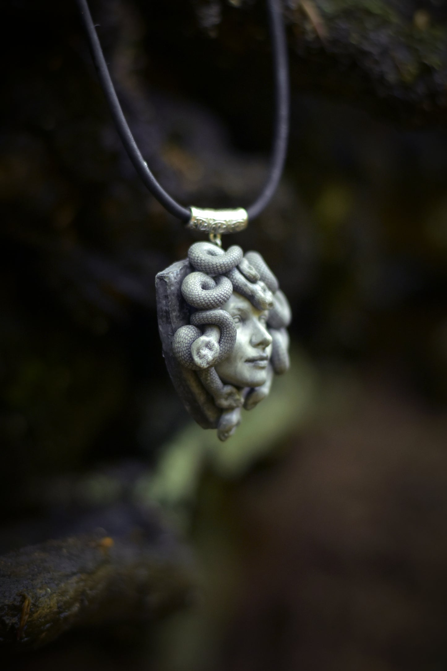 Medusa Head Necklace