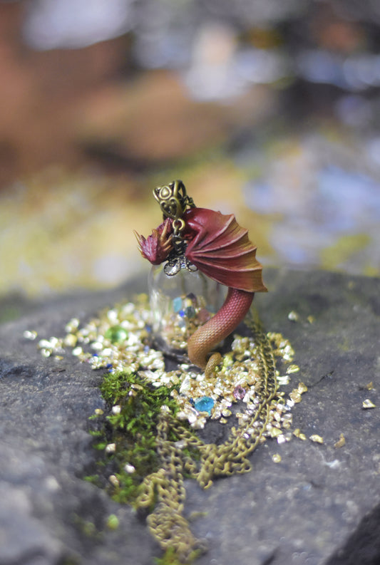 Treasure Hoard Dragon Guardian Necklace