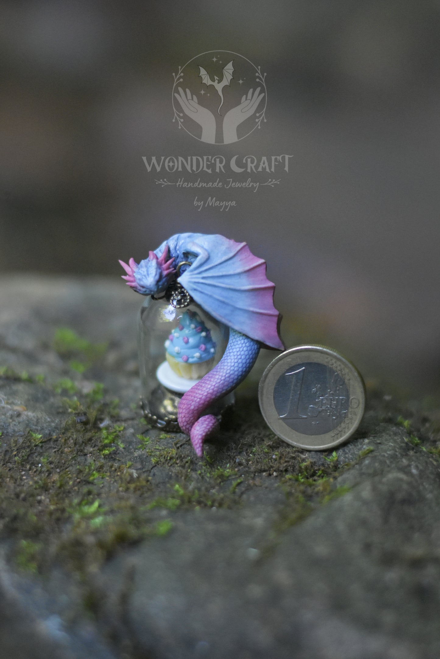 Cupcake Dragon Guardian Necklace