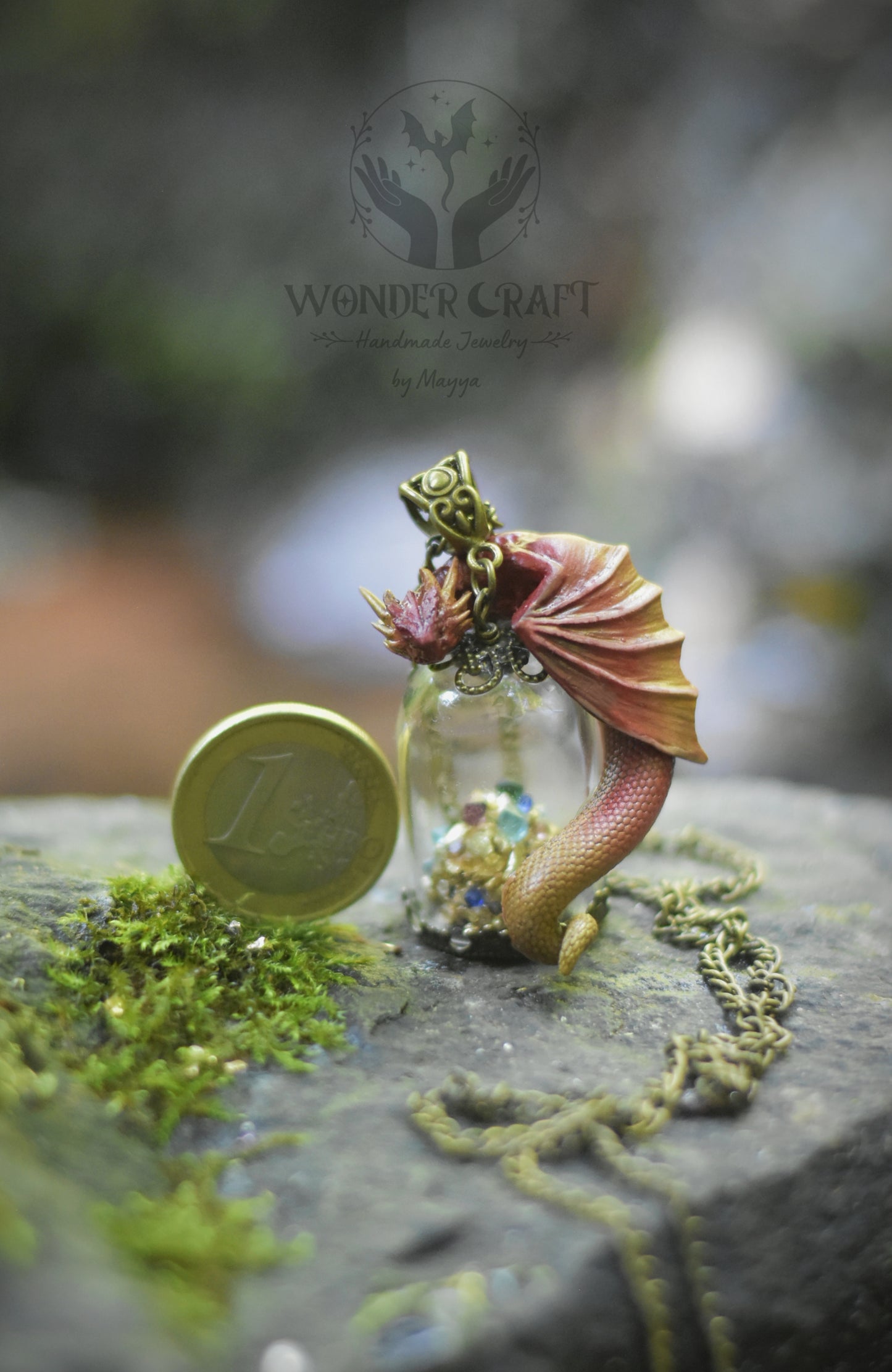 Treasure Hoard Dragon Guardian Necklace