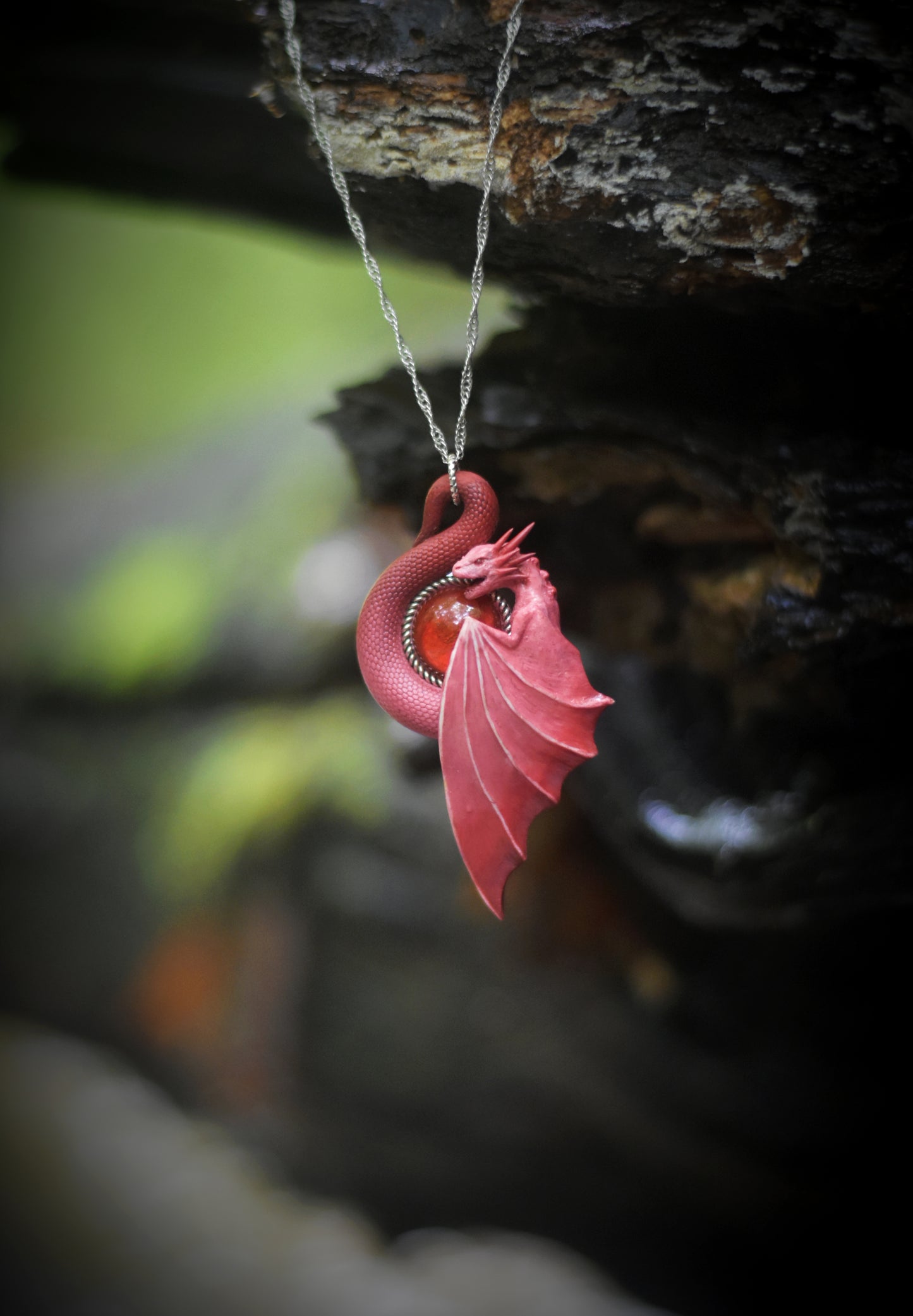 Red Dragon Necklace