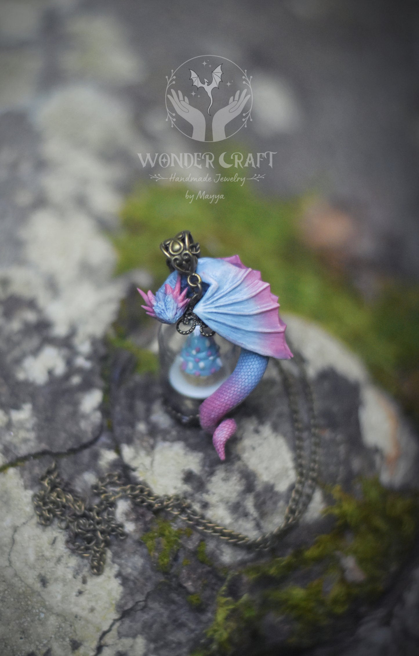 Cupcake Dragon Guardian Necklace