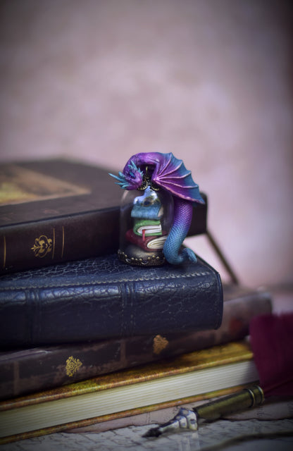 Book Hoard Dragon Guardian Necklace