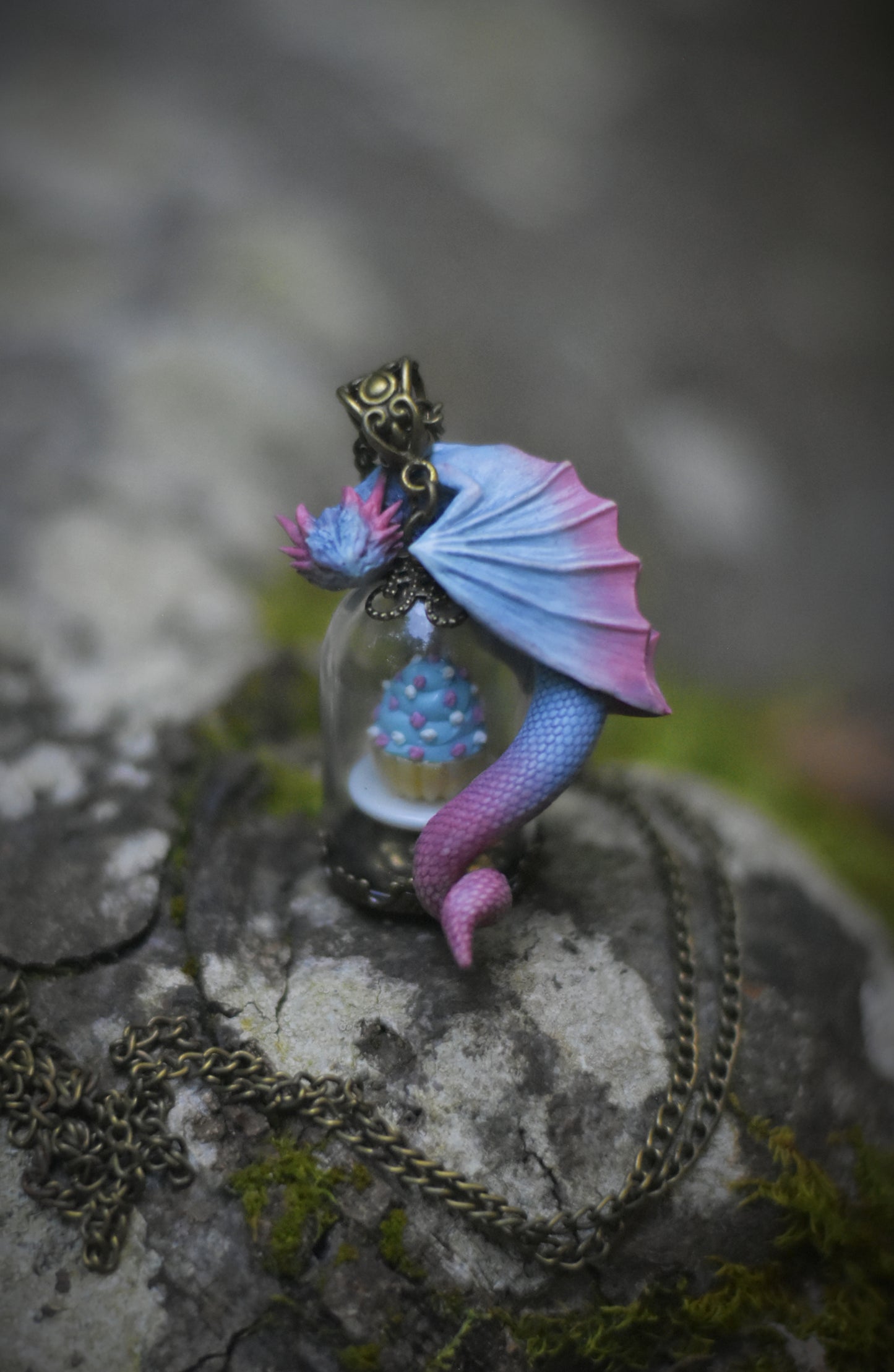 Cupcake Dragon Guardian Necklace