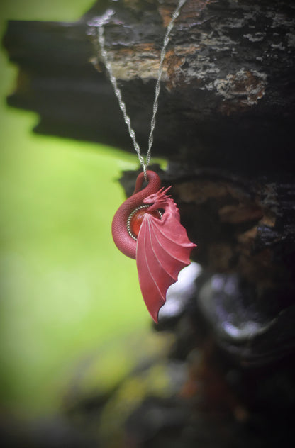 Red Dragon Necklace