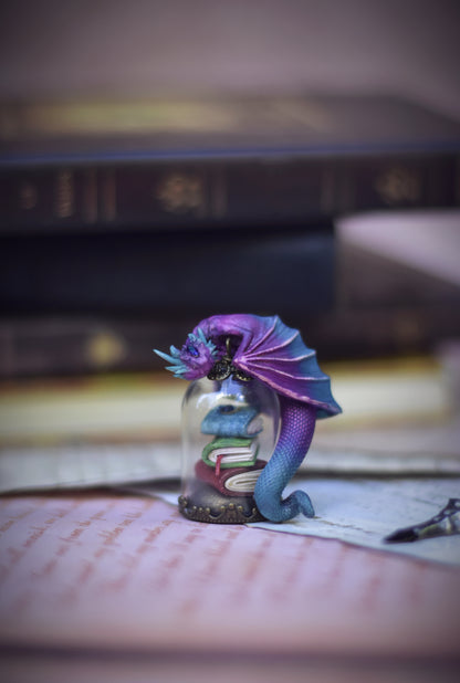 Book Hoard Dragon Guardian Necklace