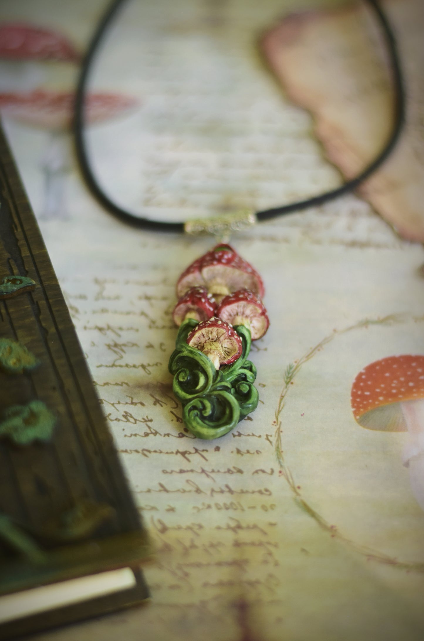 Magical Mushroom Necklace