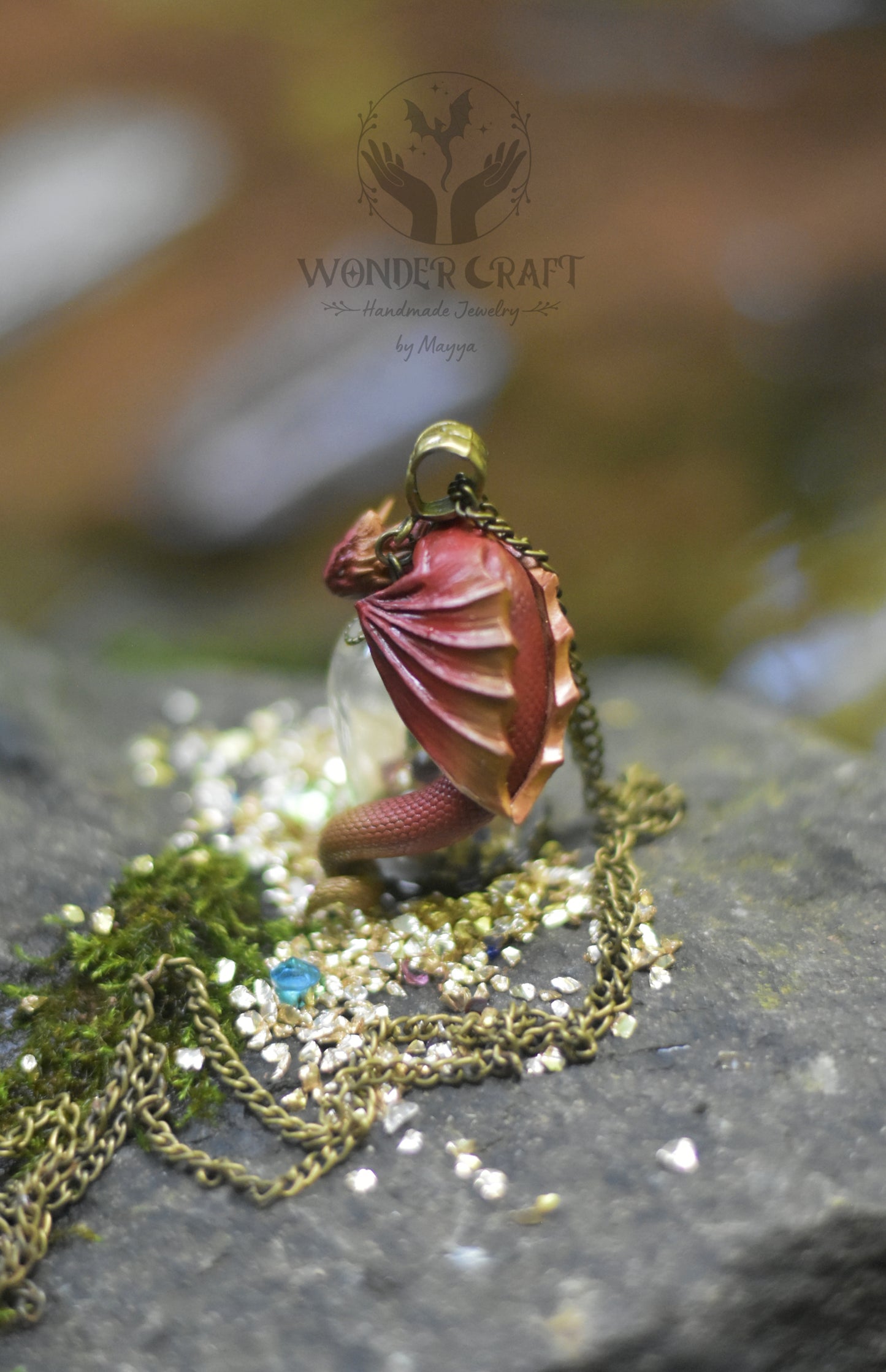 Treasure Hoard Dragon Guardian Necklace