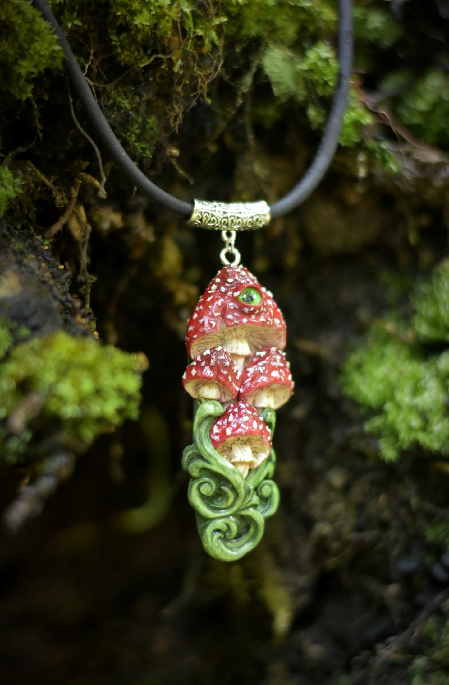 Magical Mushroom Necklace