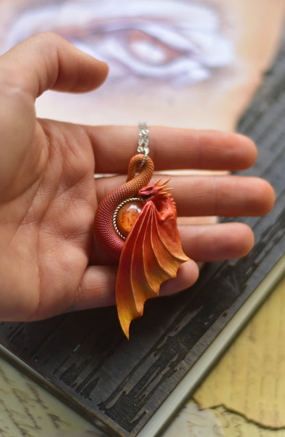 Inferno Dragon Necklace