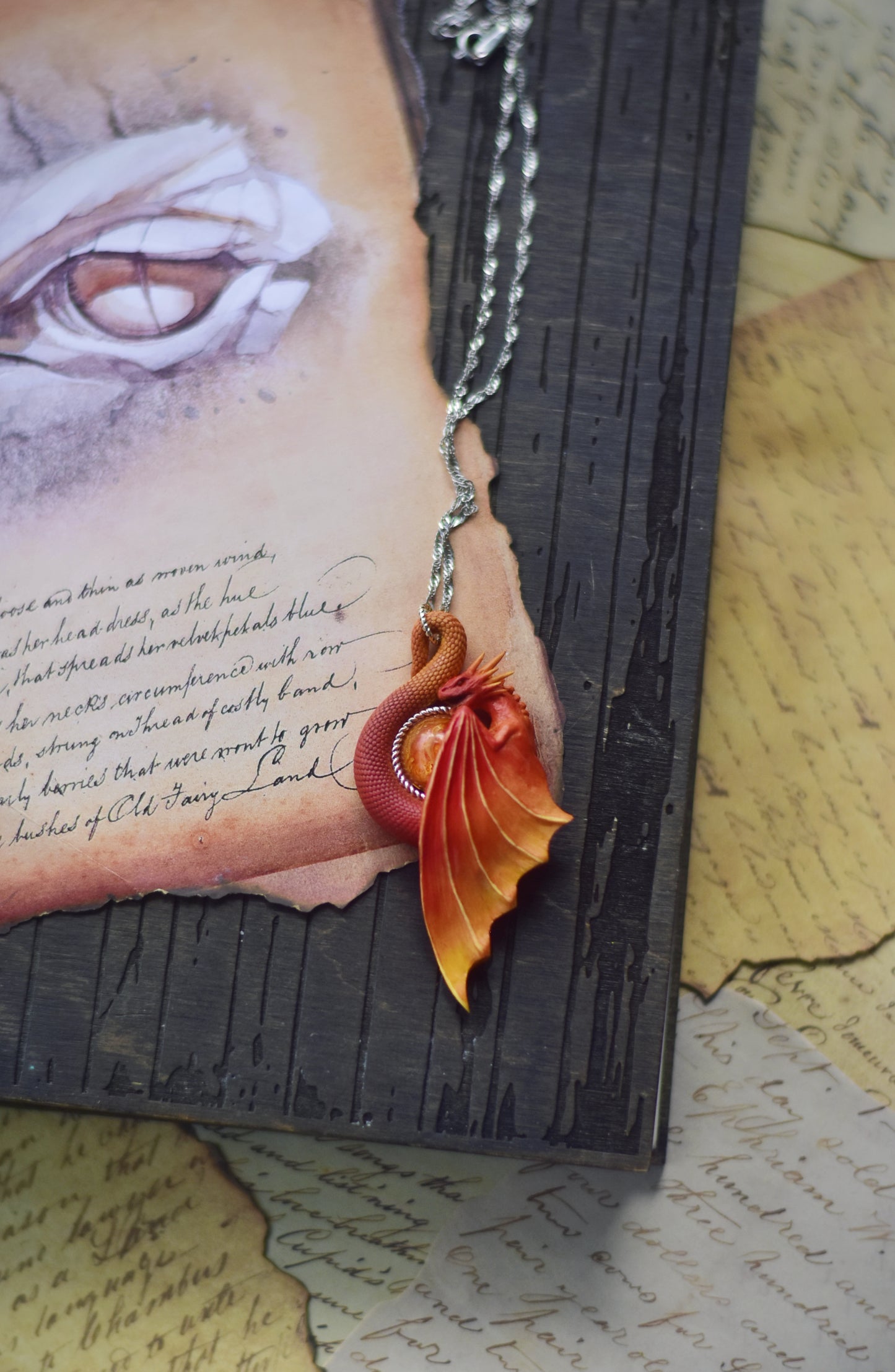 Inferno Dragon Necklace