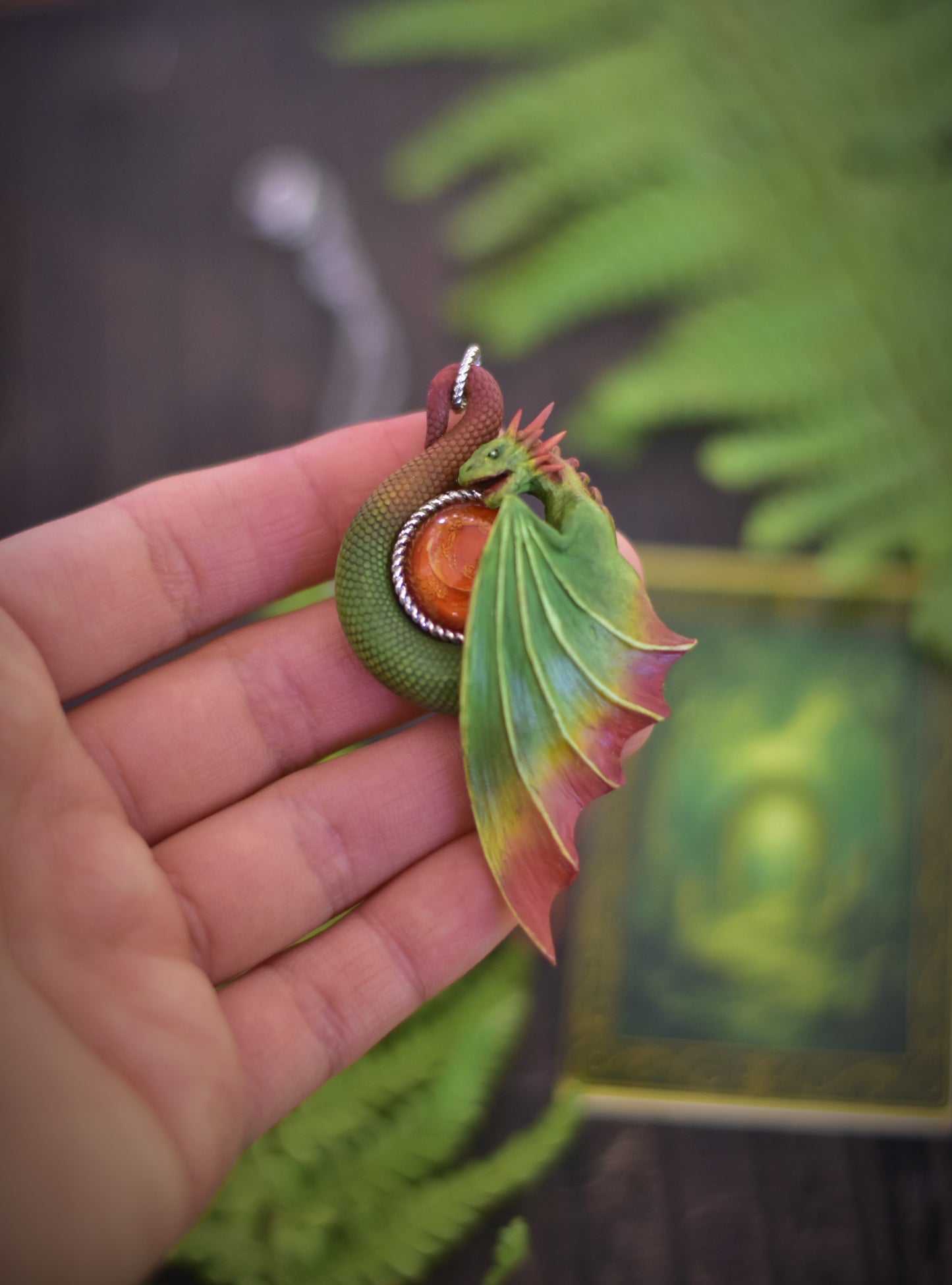 Sylvanflame Dragon Necklace