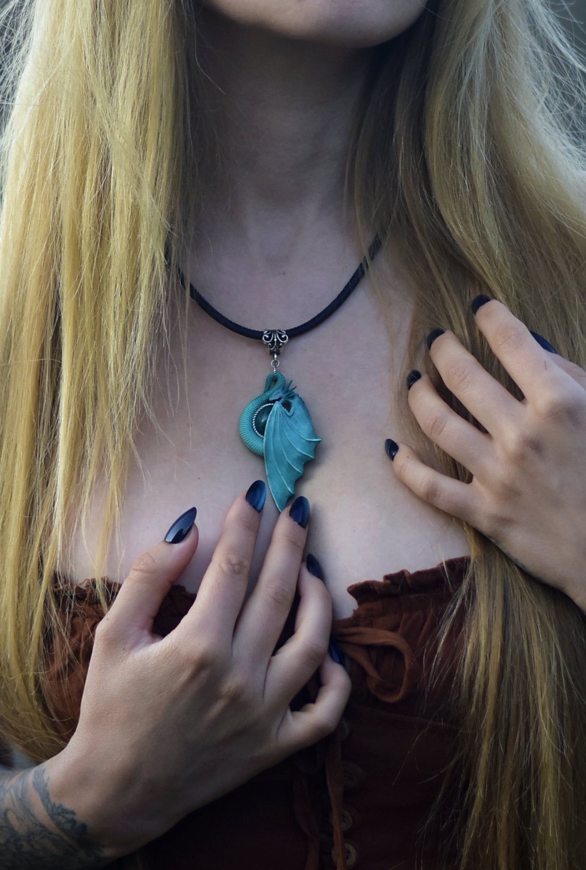 Tideborn Dragon Necklace