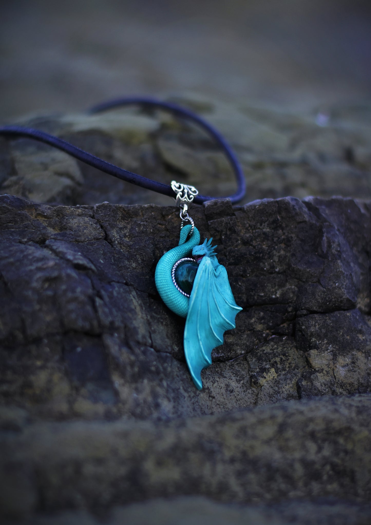 Tideborn Dragon Necklace