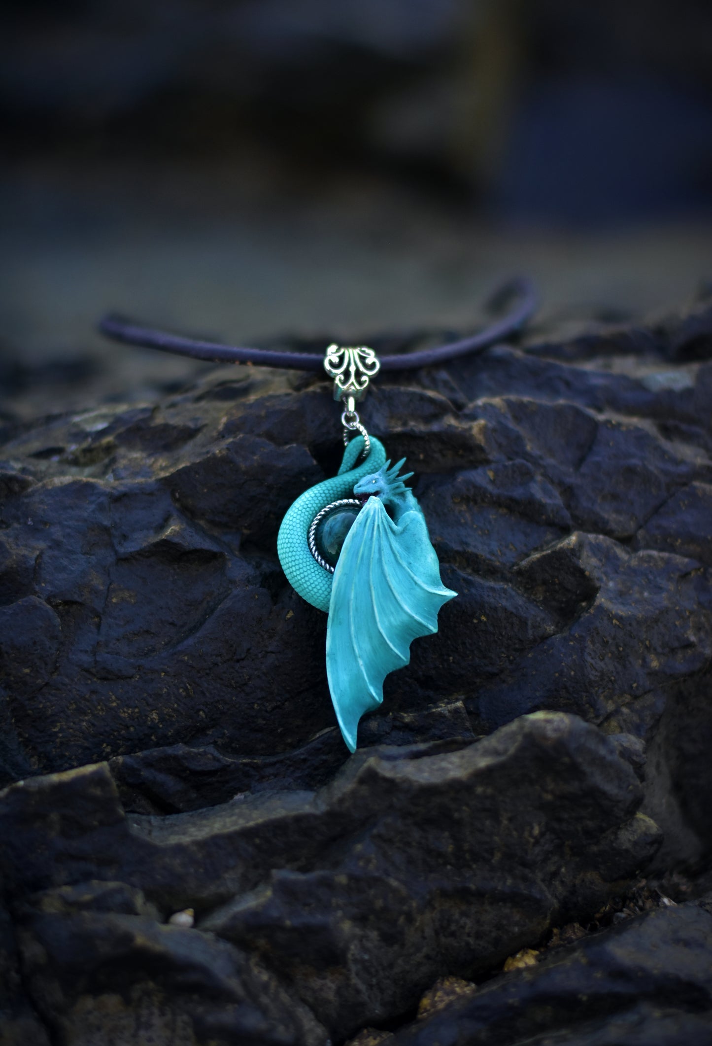 Tideborn Dragon Necklace