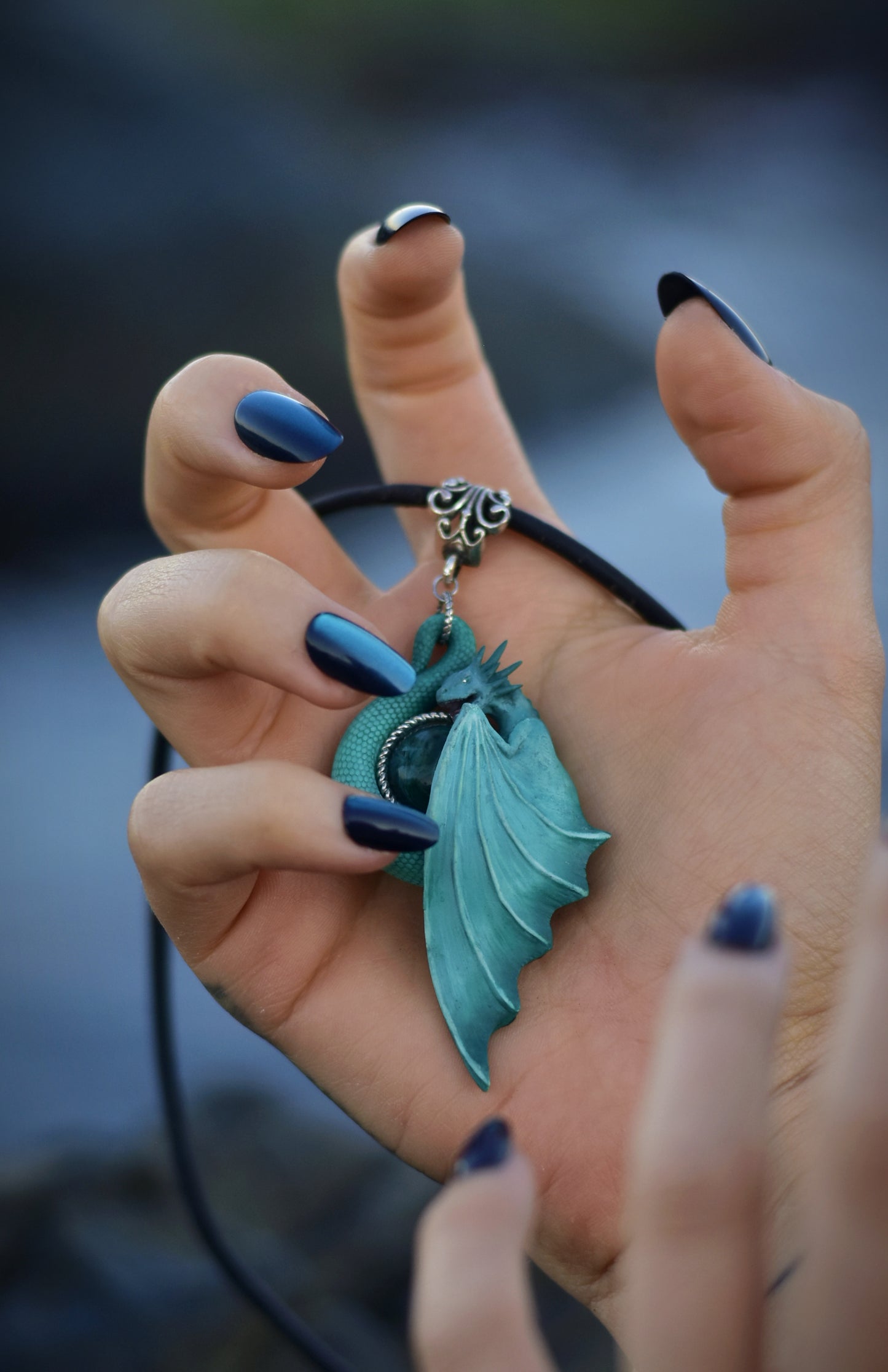 Tideborn Dragon Necklace