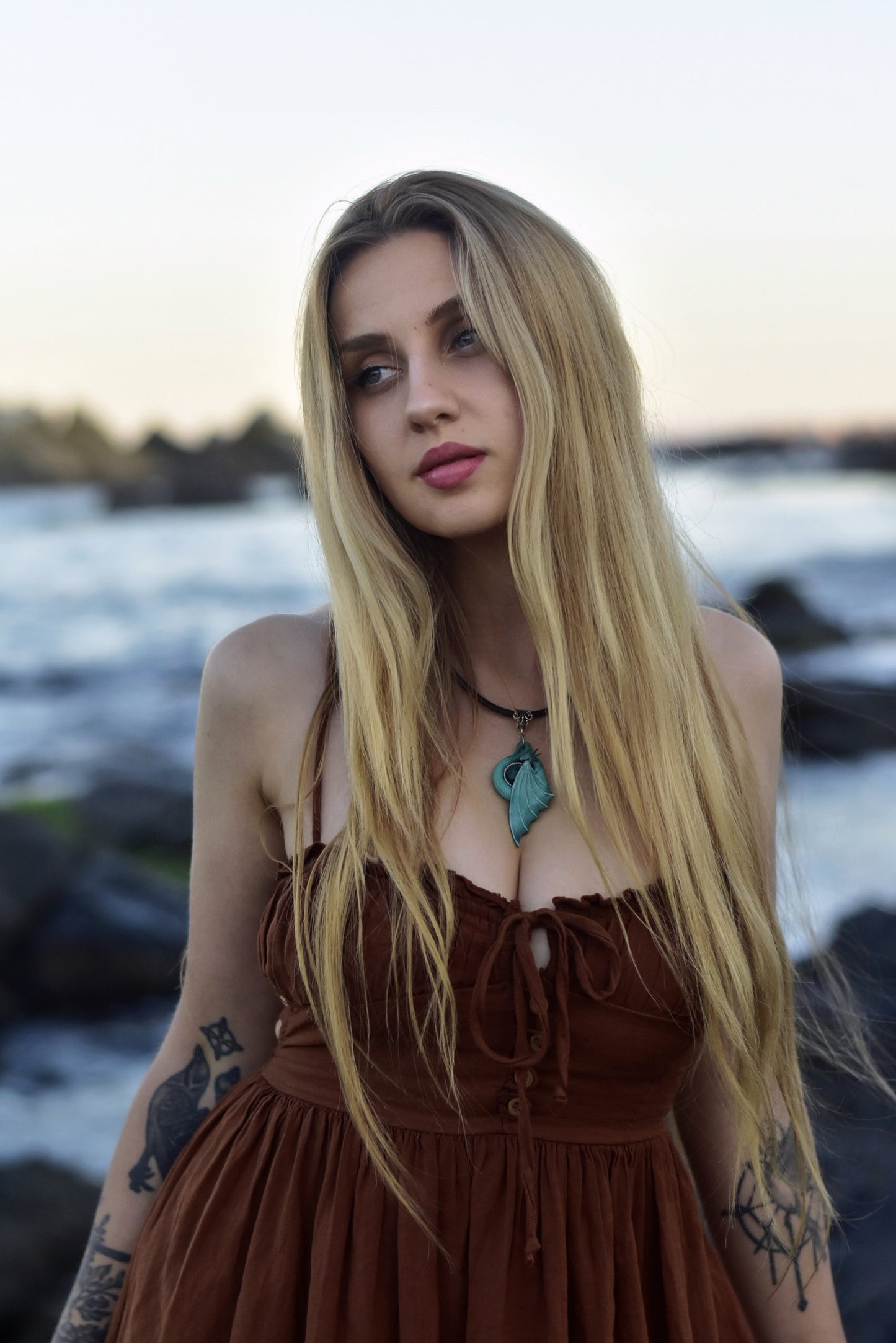 Tideborn Dragon Necklace