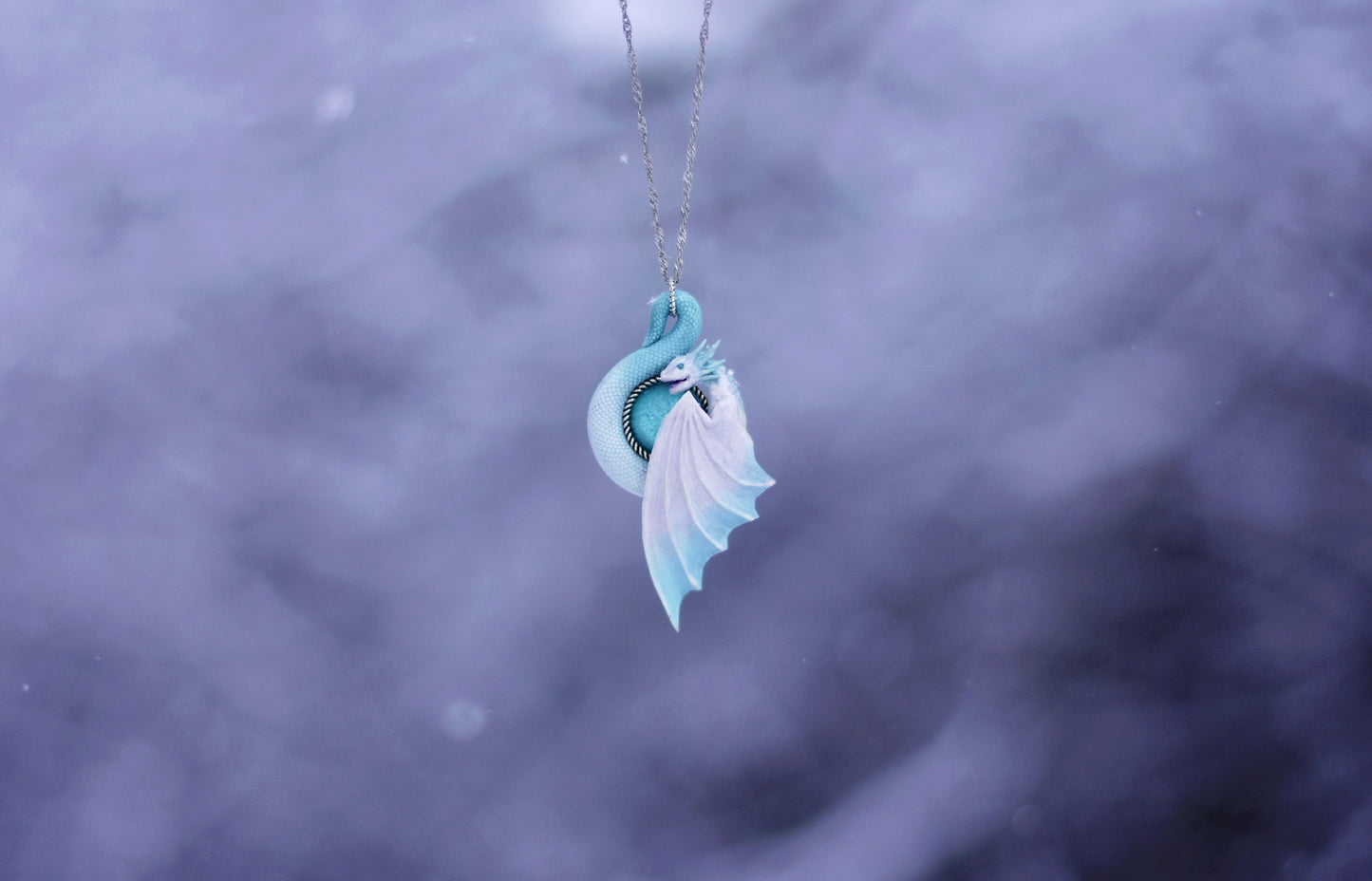 Ice Dragon Necklace