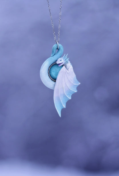 Ice Dragon Necklace