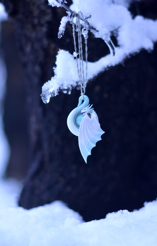 Ice Dragon Necklace