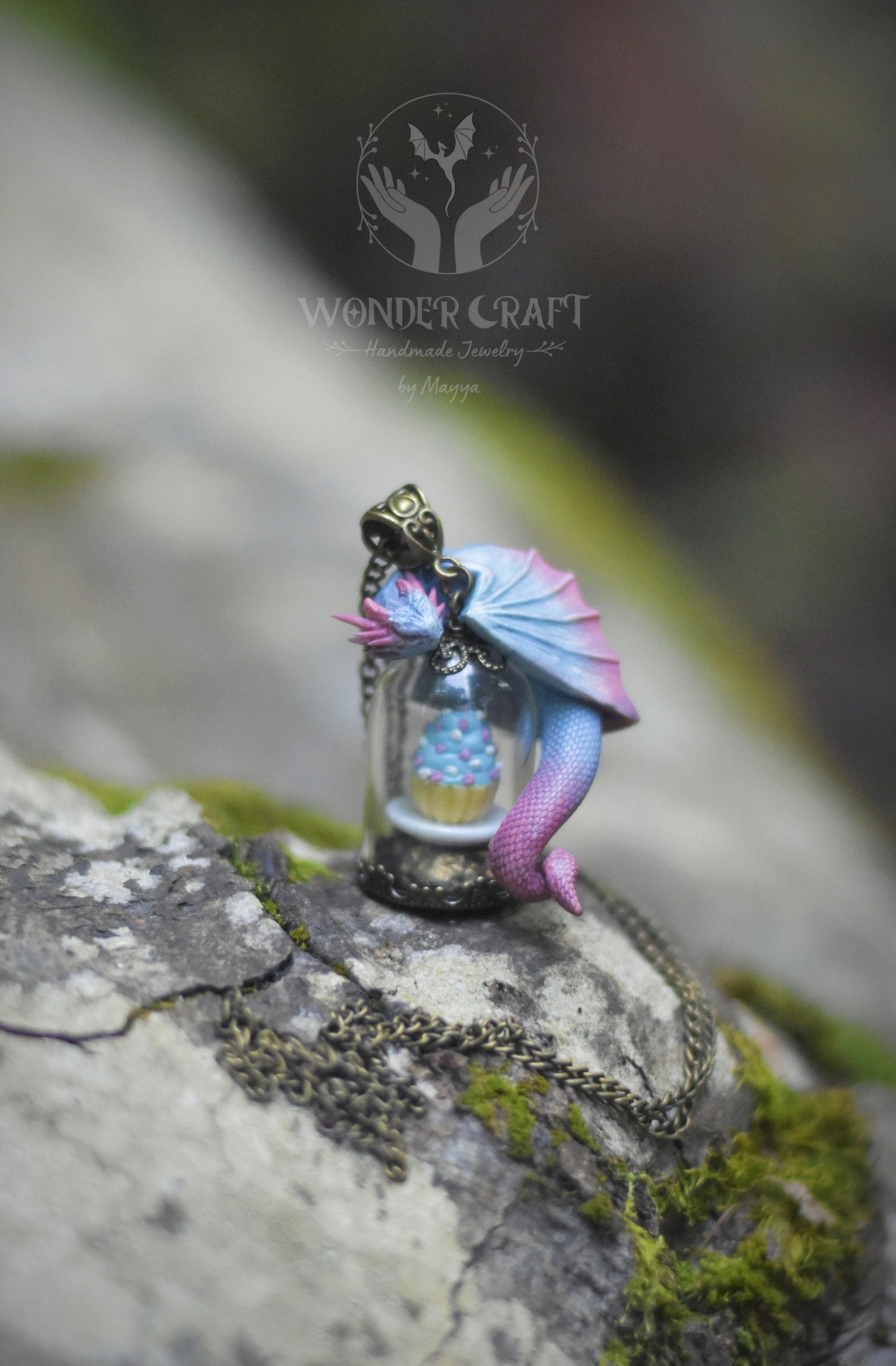 Cupcake Dragon Guardian Necklace