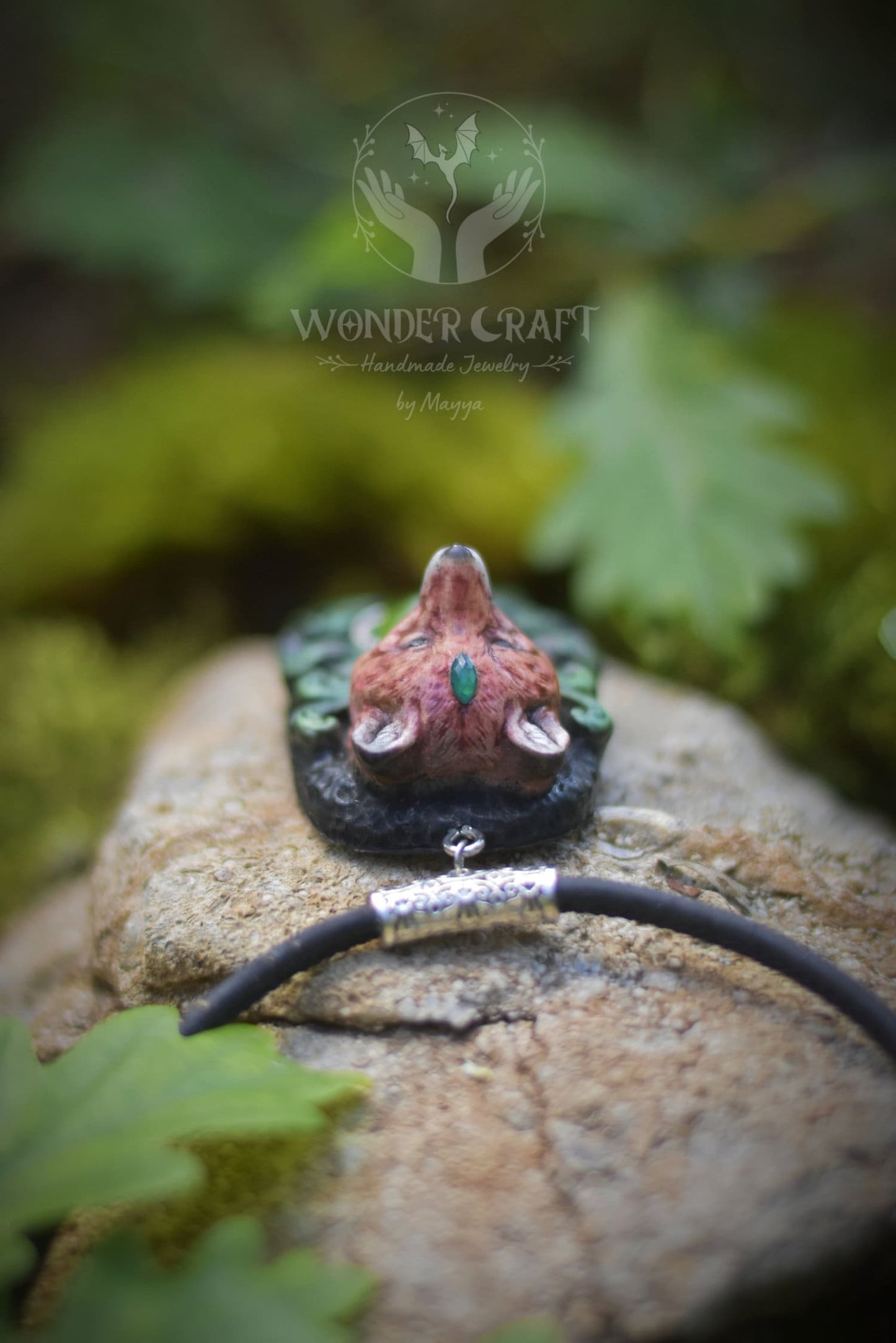 Forest Spirit Guardian Fox Necklace