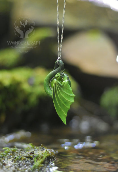 Green Dragon Necklace