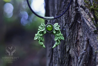 Forest Spirit Moon Necklace