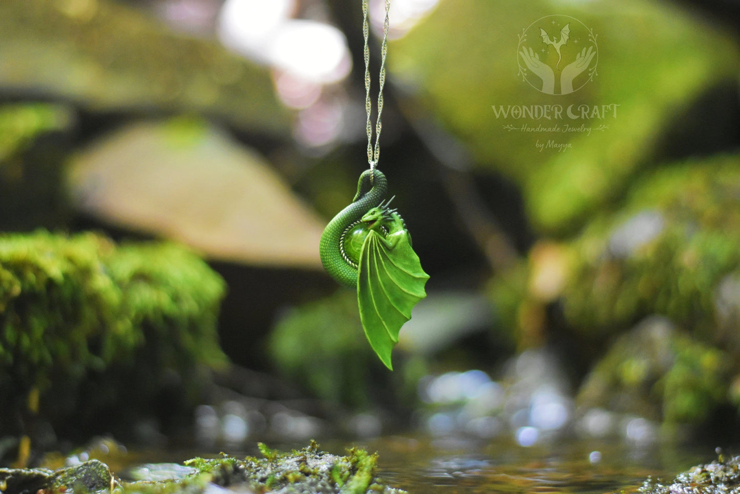 Green Dragon Necklace