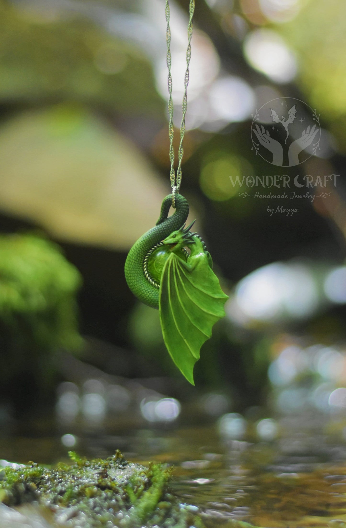 Green Dragon Necklace