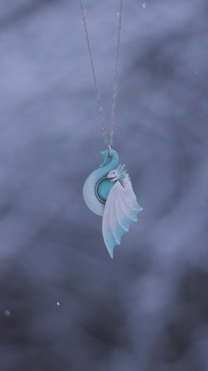 Ice Dragon Necklace