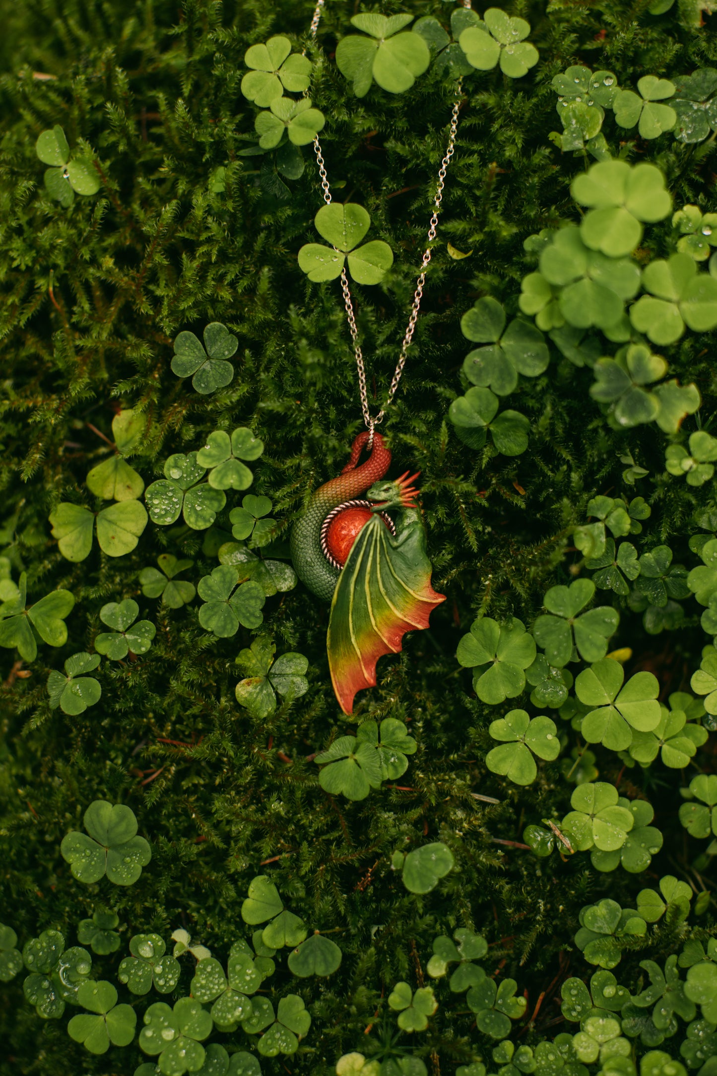 Sylvanflame Dragon Necklace